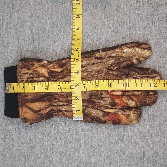 John Deere Mossy Oak Breakup Camouflage Fleece Lined Thinsulate Gloves Size XL - Picture 9 of 9